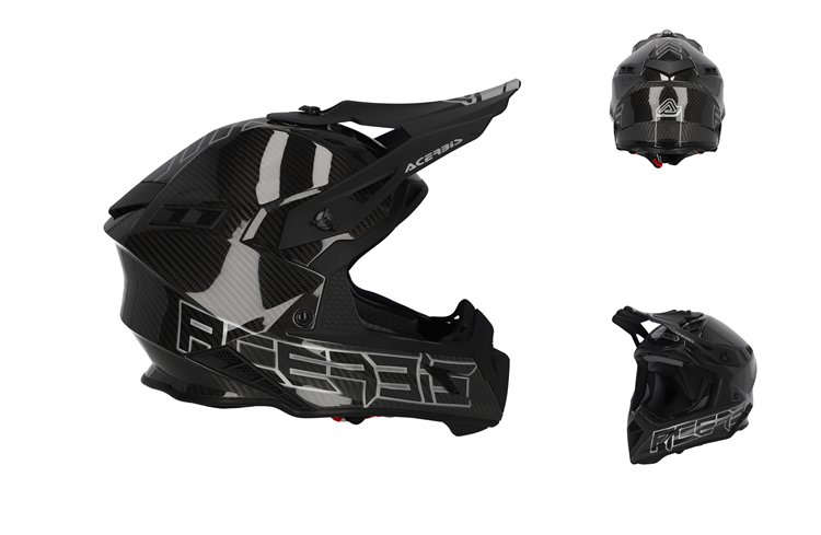 CASCO ACERBIS ACERO CARBONO 2206 NEGRO GRIS M